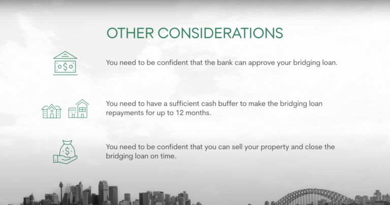 Bridging Loan Other Considerations